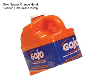 Gojo Natural Orange Hand Cleaner, Half-Gallon Pump