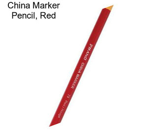 China Marker Pencil, Red