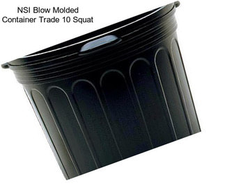NSI Blow Molded Container Trade 10 Squat