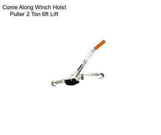 Come Along Winch Hoist Puller 2 Ton 6ft Lift