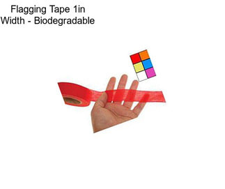 Flagging Tape 1in Width - Biodegradable