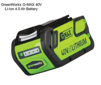 GreenWorks G-MAX 40V Li-Ion 4.0 Ah Battery