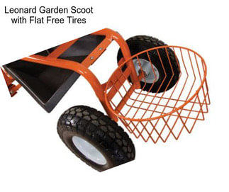 Leonard Garden Scoot with Flat Free Tires