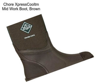 Chore XpressCooltm Mid Work Boot, Brown