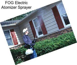 FOG Electric Atomizer Sprayer