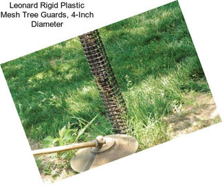 Leonard Rigid Plastic Mesh Tree Guards, 4-Inch Diameter