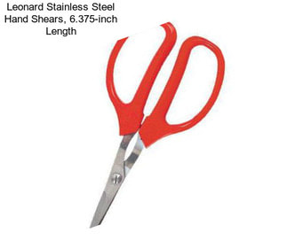 Leonard Stainless Steel Hand Shears, 6.375-inch Length