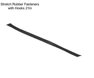 Stretch Rubber Fasteners with Hooks 21in