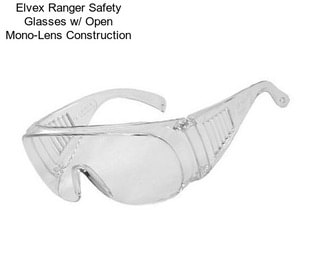 Elvex Ranger Safety Glasses w/ Open Mono-Lens Construction