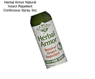 Herbal Armor Natural Insect Repellent Continuous Spray 3oz