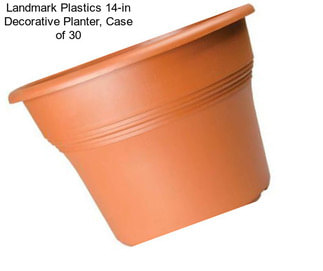 Landmark Plastics 14-in Decorative Planter, Case of 30