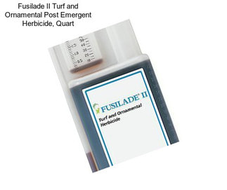 Fusilade II Turf and Ornamental Post Emergent Herbicide, Quart