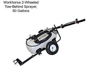 Workhorse 2-Wheeled Tow-Behind Sprayer, 60 Gallons