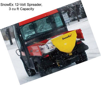 SnowEx 12-Volt Spreader, 3 cu ft Capacity