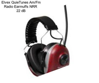 Elvex QuieTunes Am/Fm Radio Earmuffs NRR  22 dB