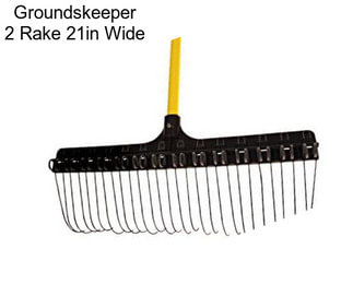 Groundskeeper 2 Rake 21in Wide