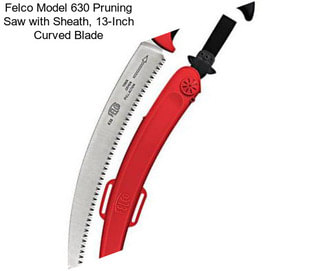 Felco Model 630 Pruning Saw with Sheath, 13-Inch Curved Blade