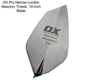 OX Pro Narrow London Masonry Trowel, 10-Inch Blade