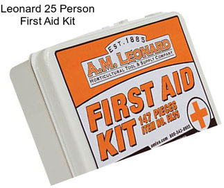 Leonard 25 Person First Aid Kit