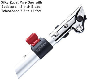 Silky Zubat Pole Saw with Scabbard, 13-inch Blade, Telescopes 7.5 to 13 feet