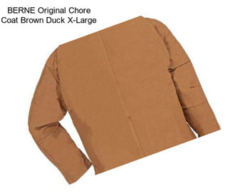 BERNE Original Chore Coat Brown Duck X-Large