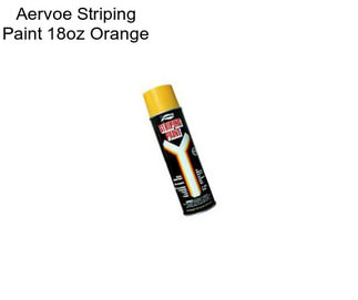 Aervoe Striping Paint 18oz Orange