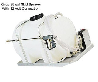 Kings 35 gal Skid Sprayer With 12 Volt Connection