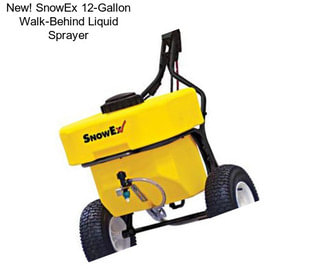 New! SnowEx 12-Gallon Walk-Behind Liquid Sprayer