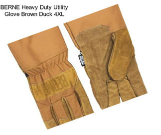 BERNE Heavy Duty Utility Glove Brown Duck 4XL