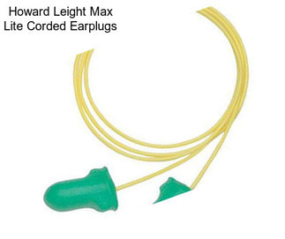 Howard Leight Max Lite Corded Earplugs