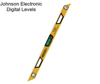 Johnson Electronic Digital Levels