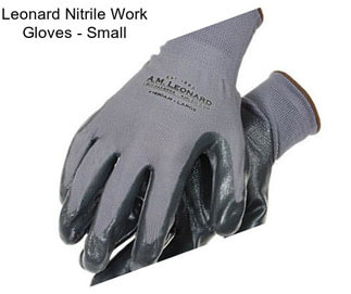 Leonard Nitrile Work Gloves - Small
