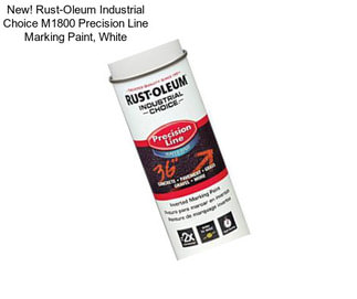 New! Rust-Oleum Industrial Choice M1800 Precision Line Marking Paint, White