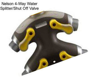 Nelson 4-Way Water Splitter/Shut Off Valve