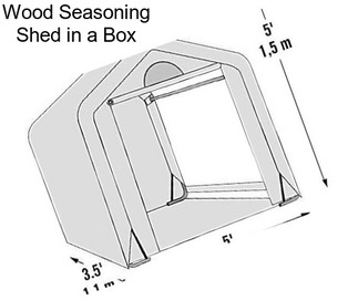 Wood Seasoning Shed in a Box