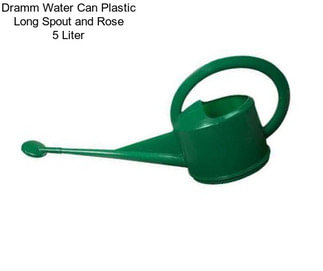 Dramm Water Can Plastic Long Spout and Rose 5 Liter