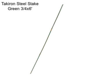 Takiron Steel Stake Green 3/4\