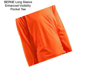 BERNE Long Sleeve Enhanced-Visibility Pocket Tee