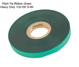 Plant Tie Ribbon Green Heavy Duty 1/2\