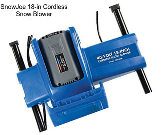 SnowJoe 18-in Cordless Snow Blower