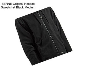 BERNE Original Hooded Sweatshirt Black Medium