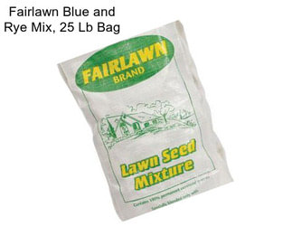 Fairlawn Blue and Rye Mix, 25 Lb Bag