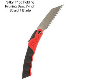 Silky F180 Folding Pruning Saw, 7-inch Straight Blade