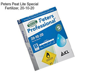 Peters Peat Lite Special Fertilizer, 20-10-20