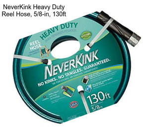 NeverKink Heavy Duty Reel Hose, 5/8-in, 130ft
