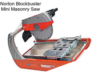 Norton Blockbuster Mini Masonry Saw