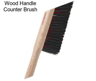 Wood Handle Counter Brush