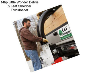 14hp Little Wonder Debris & Leaf Shredder Truckloader
