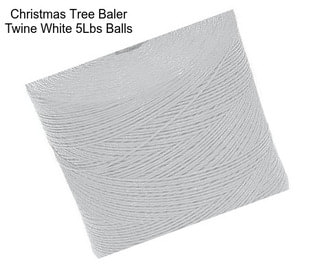 Christmas Tree Baler Twine White 5Lbs Balls