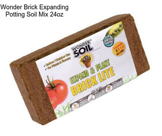 Wonder Brick Expanding Potting Soil Mix 24oz